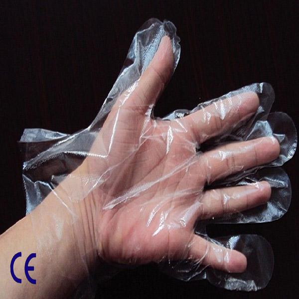transparente Handschuhwegwerfpolyäthylen-Wegwerfhandschuh-Wegwerfpolyhandschuhe