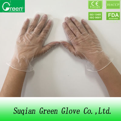 FDA-gebilligte Wegwerfvinylhandschuhe mit dem Pulver frei für medizinische Verwendung
