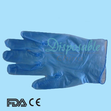 Freie Handschuhe des Wegwerfpulvers Vinyl