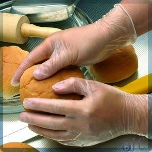 powdered&amp; pulverisieren Sie freie Vinylhandschuhe/nicht steriler Wegwerfpulverisierten Hersteller pVCs Handschuh